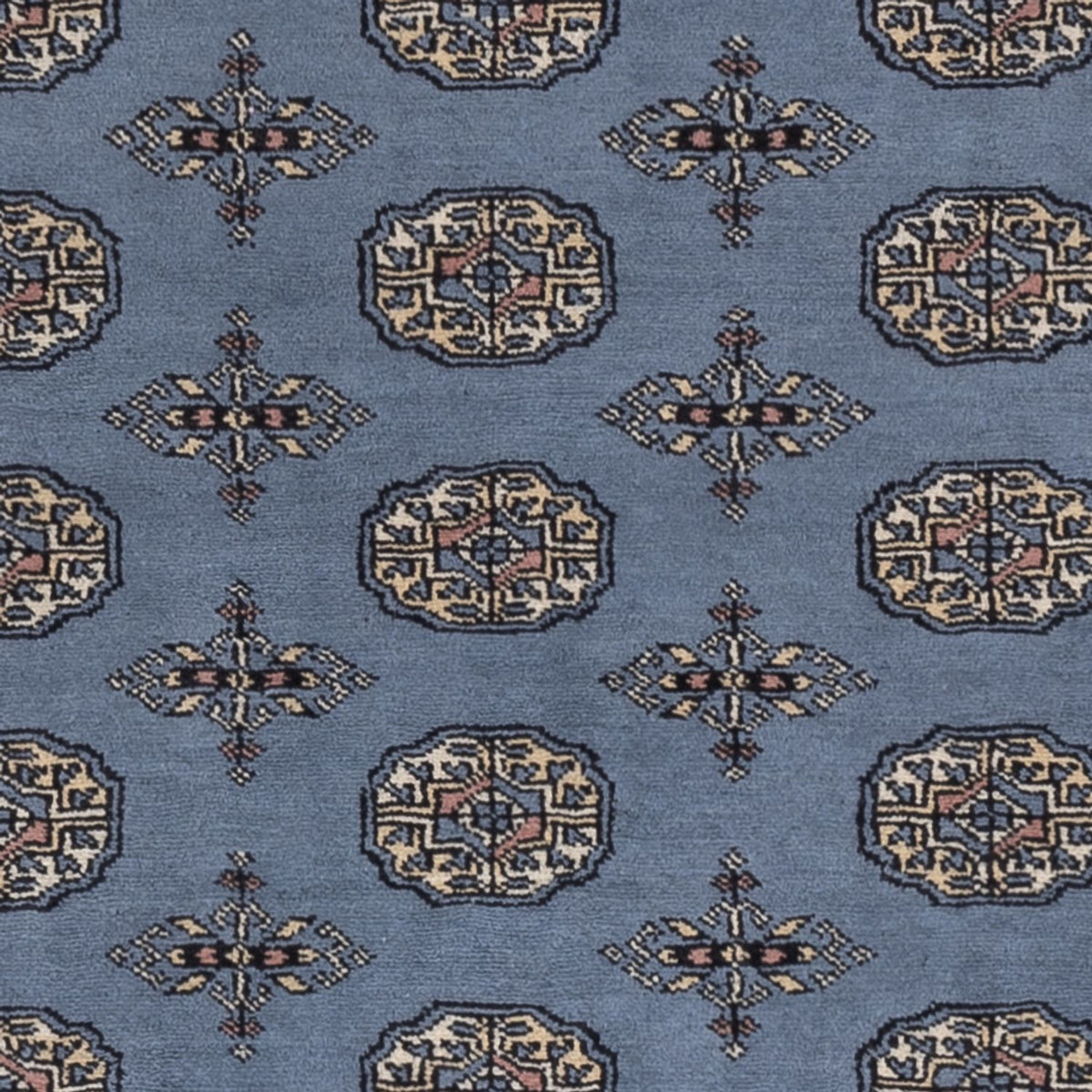 Dywan pakistański - 199 x 140 cm - niebieski