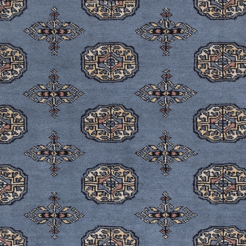 Dywan pakistański - 199 x 140 cm - niebieski