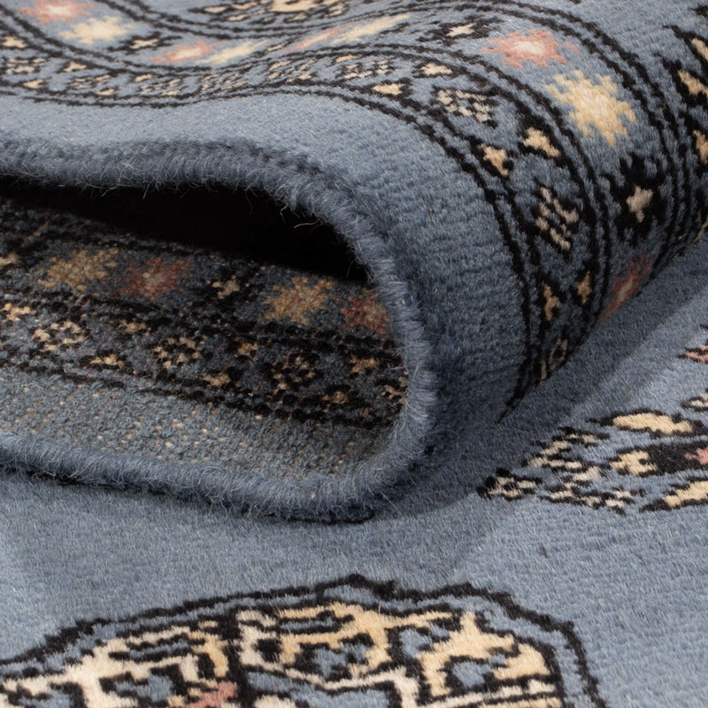 Dywan pakistański - 199 x 140 cm - niebieski