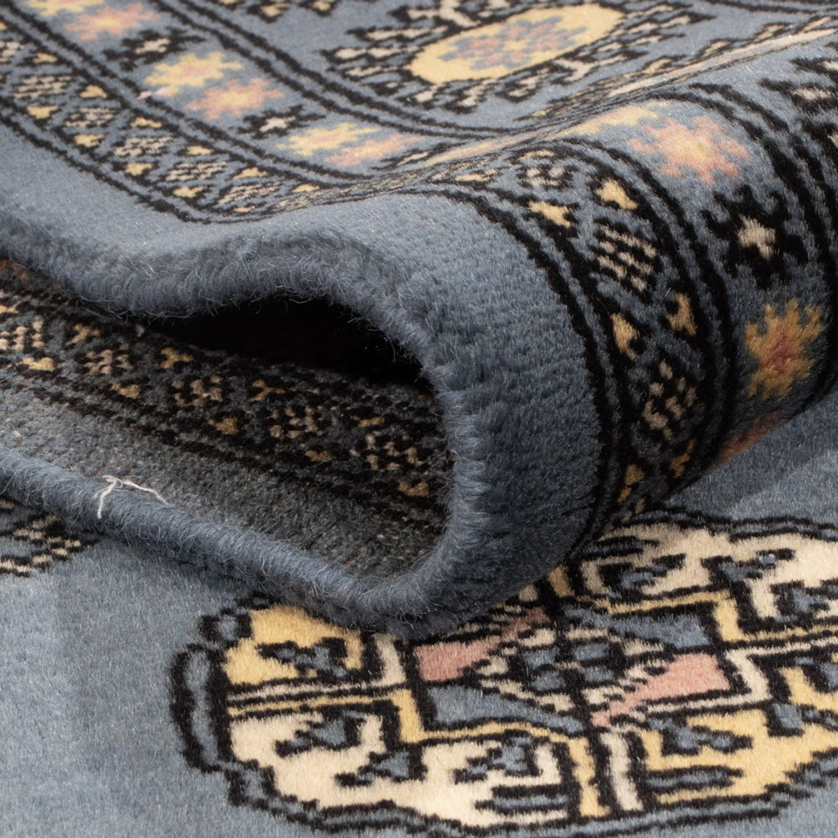 Dywan pakistański - 190 x 139 cm - niebieski