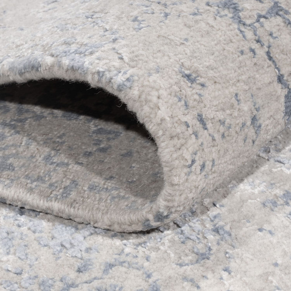 Designerski dywan - 209 x 142 cm - biały