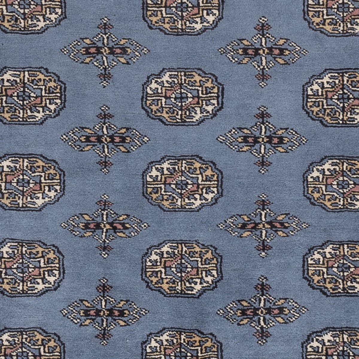 Dywan pakistański - 194 x 141 cm - niebieski