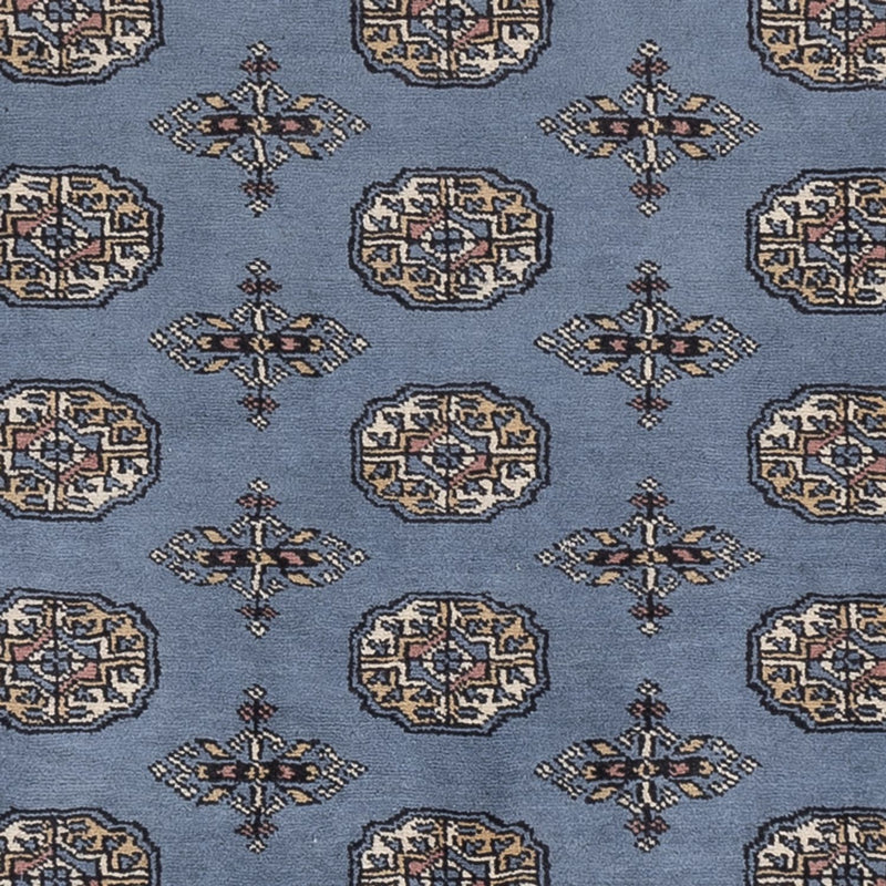 Dywan pakistański - 194 x 141 cm - niebieski