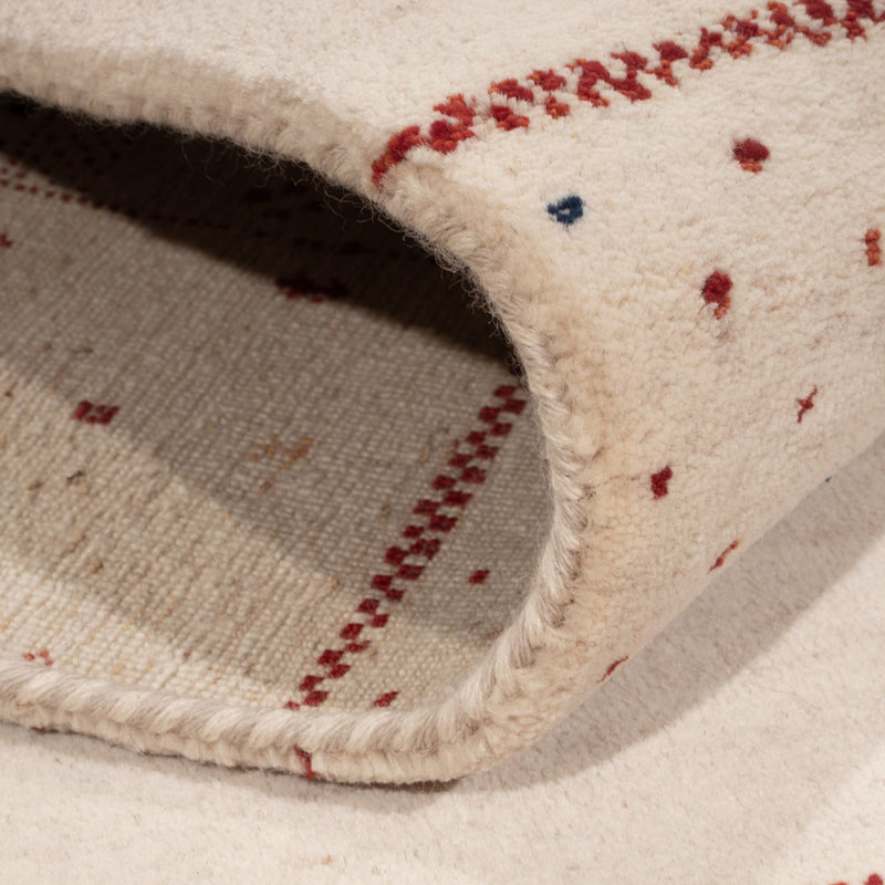 Dywan Gabbeh - Loribaft Indus - 190 x 148 cm - biały