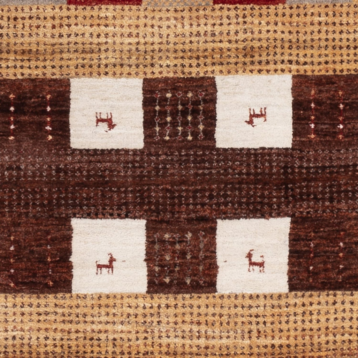 Dywan Gabbeh - Loribaft Indus - 204 x 143 cm - wielokolorowy