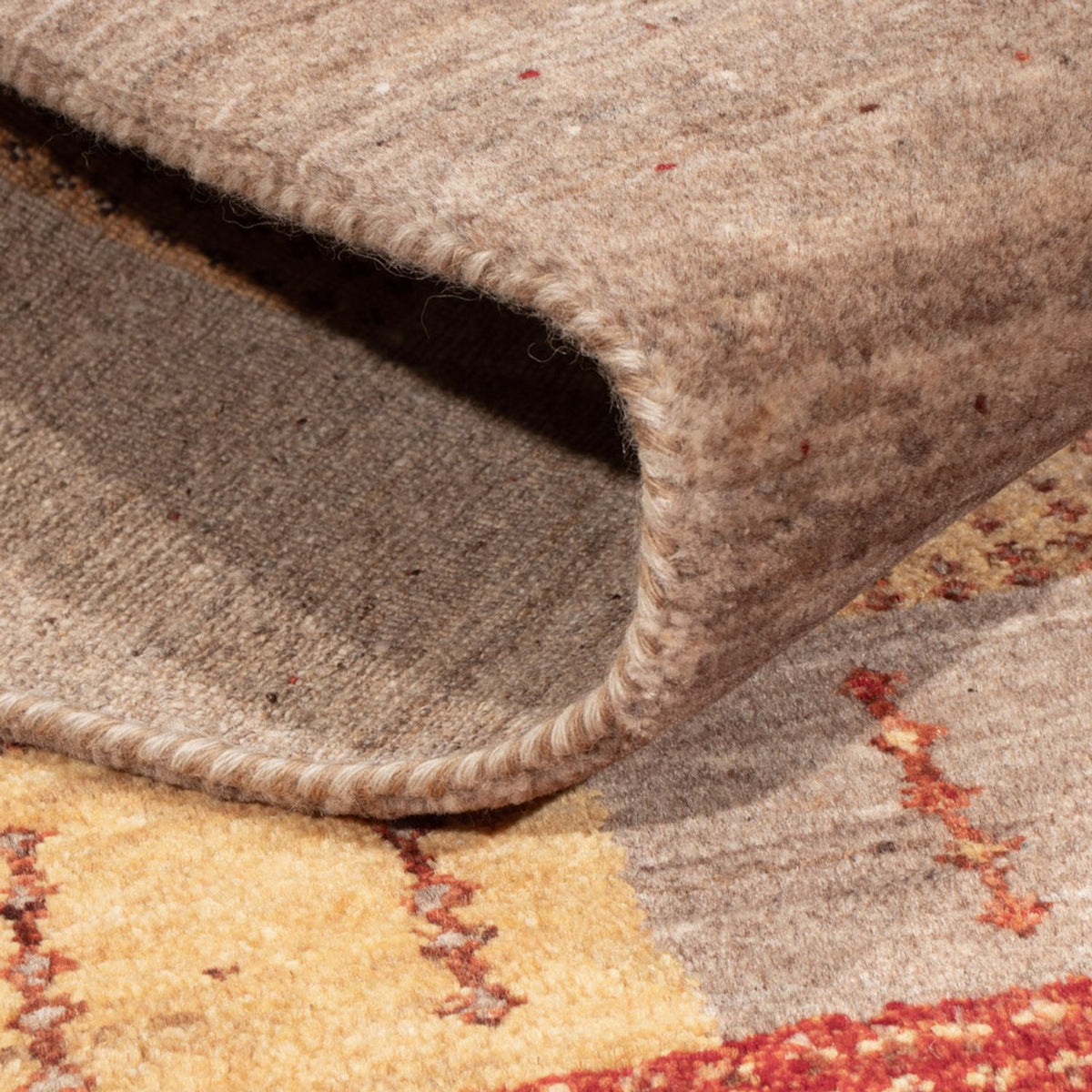 Dywan Gabbeh - Loribaft Indus - 204 x 143 cm - wielokolorowy