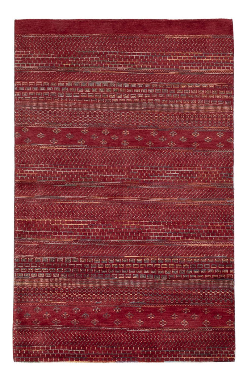 Dywan Gabbeh - Loribaft Indus - 192 x 122 cm - czerwony
