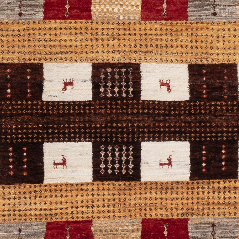 Dywan Gabbeh - Loribaft Indus - 193 x 145 cm - wielokolorowy