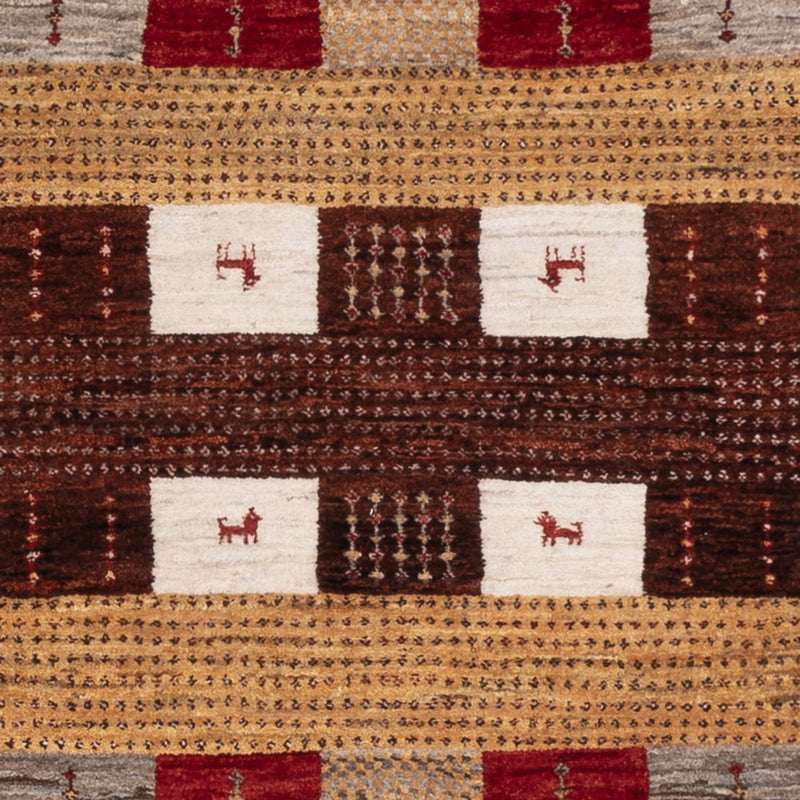 Dywan Gabbeh - Loribaft Indus - 209 x 152 cm - wielokolorowy