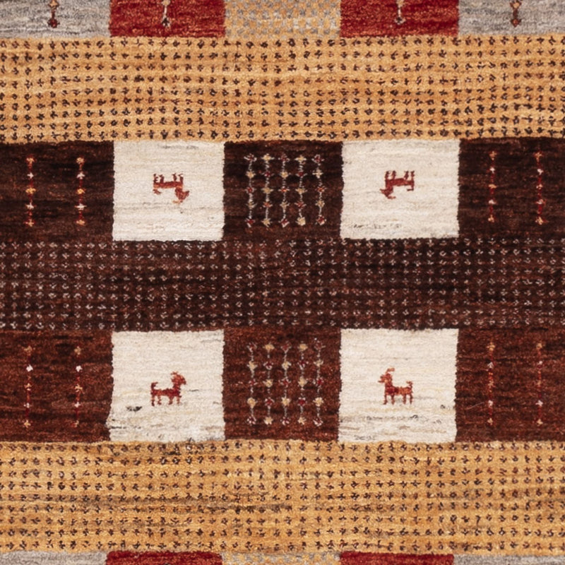 Dywan Gabbeh - Loribaft Indus - 205 x 150 cm - wielokolorowy