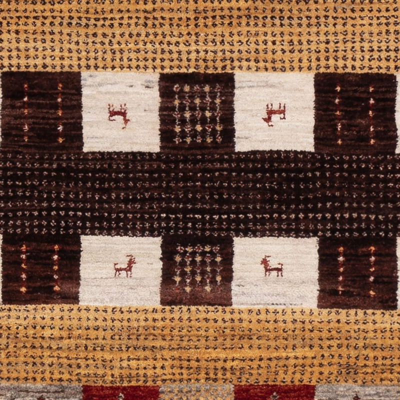 Dywan Gabbeh - Loribaft Indus - 205 x 144 cm - wielokolorowy