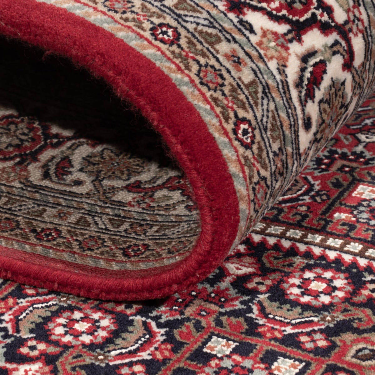 Orientalny dywan - Bijar - Indus - 200 x 142 cm - ciemnobrązowy