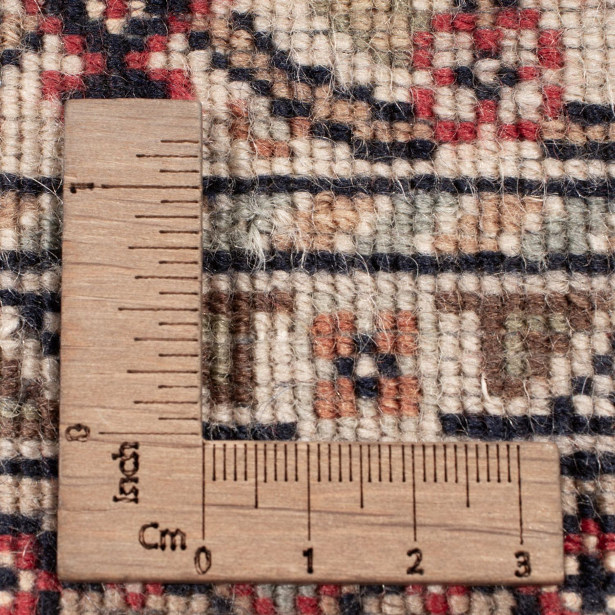 Orientalny dywan - Bijar - Indus - 200 x 142 cm - ciemnobrązowy