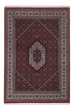 Orientalny dywan - Bijar - Indus - 201 x 142 cm - ciemnobrązowy