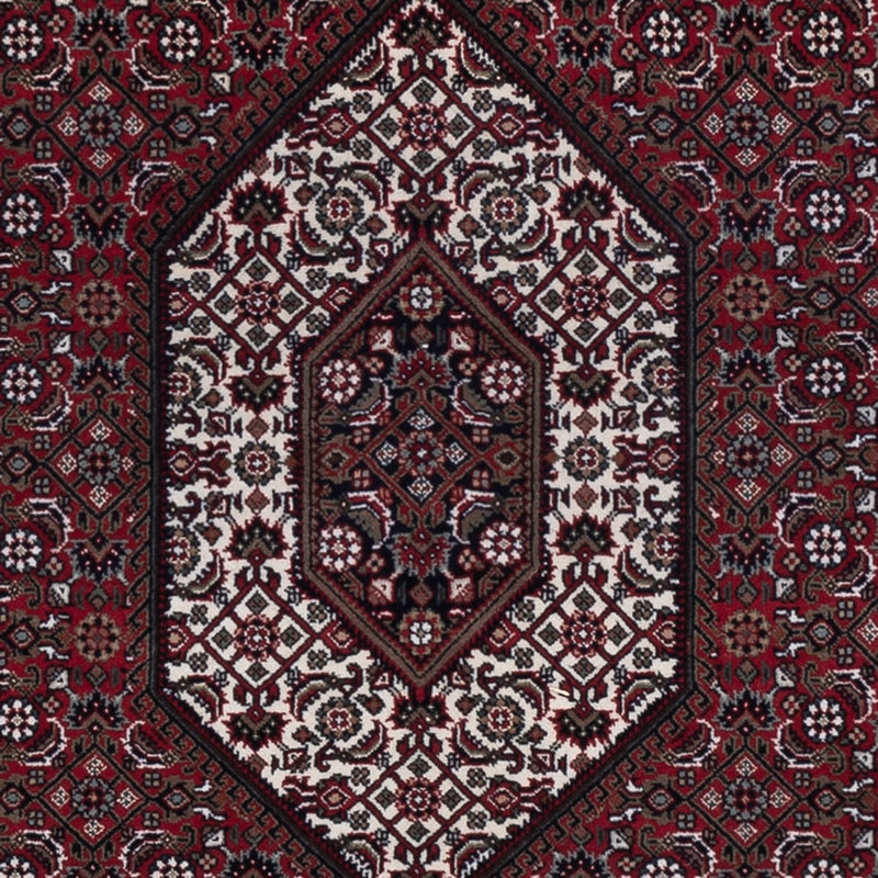Orientalny dywan - Bijar - Indus - 201 x 142 cm - ciemnobrązowy