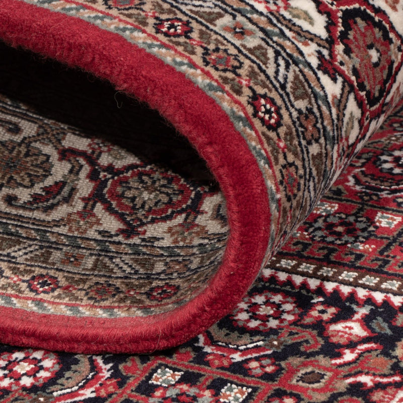 Orientalny dywan - Bijar - Indus - 201 x 142 cm - ciemnobrązowy