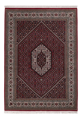 Orientalny dywan - Bijar - Indus - 204 x 145 cm - ciemnobrązowy
