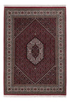 Indo Bidjar Dywan 145x204cm - Dywan orientalny - Prostokątny / Ciemnobrązowy / 145 x 204 cm Prostokątny