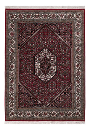 Orientalny dywan - Bijar - Indus - 204 x 145 cm - ciemnobrązowy