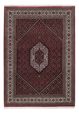 Orientalny dywan - Bijar - Indus - 202 x 138 cm - ciemnobrązowy