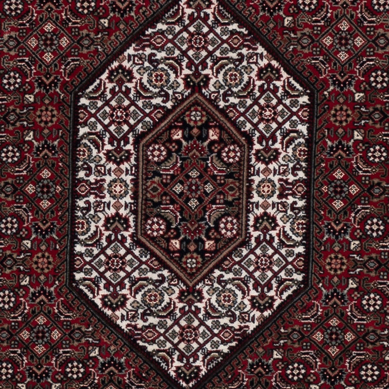 Orientalny dywan - Bijar - Indus - 202 x 138 cm - ciemnobrązowy