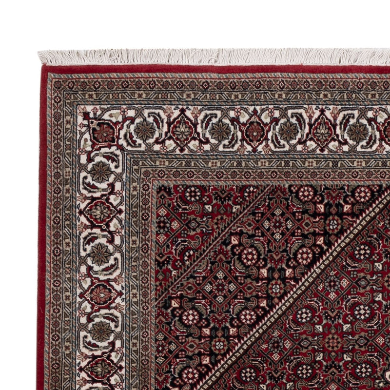 Orientalny dywan - Bijar - Indus - 202 x 138 cm - ciemnobrązowy