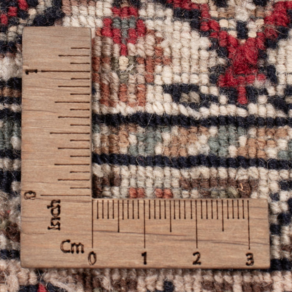 Orientalny dywan - Bijar - Indus - 202 x 138 cm - ciemnobrązowy