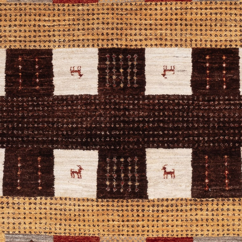 Dywan Gabbeh - Loribaft Indus - 216 x 147 cm - wielokolorowy