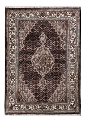 Dywan orientalny - Tabriz - 196 x 141 cm - ciemnoszary