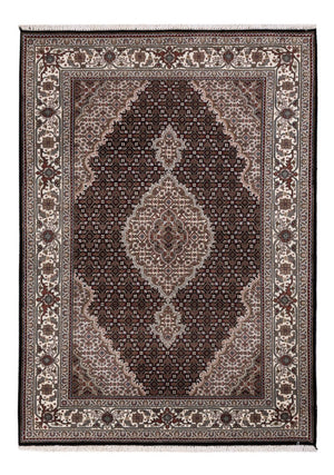 Dywan orientalny - Tabriz - 196 x 141 cm - ciemnoszary