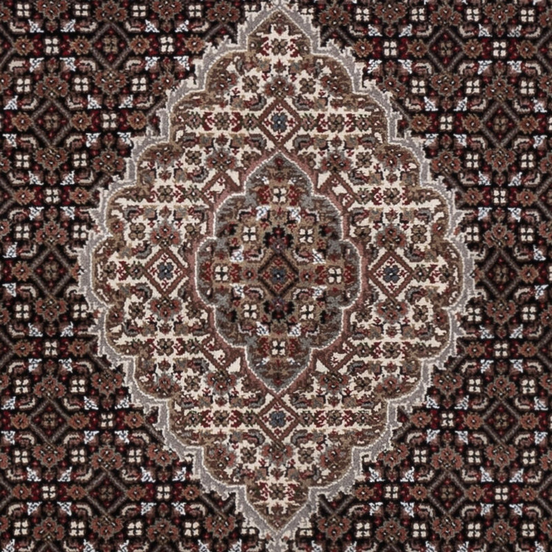 Dywan orientalny - Tabriz - 196 x 141 cm - ciemnoszary