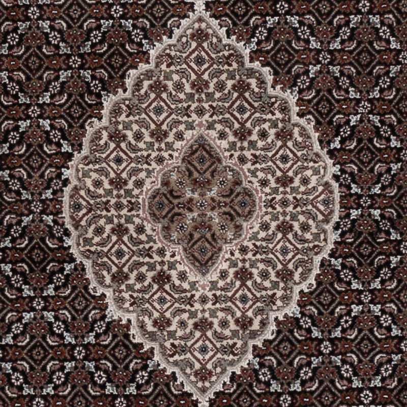 Dywan orientalny - Tabriz - 204 x 141 cm - ciemnoszary
