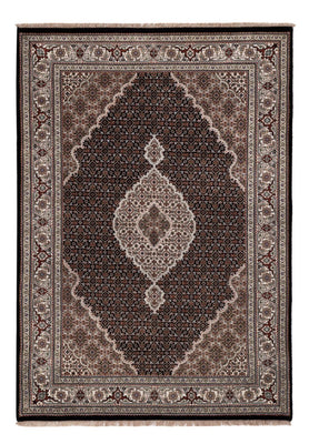 Dywan orientalny - Tabriz - 204 x 142 cm - ciemnoszary