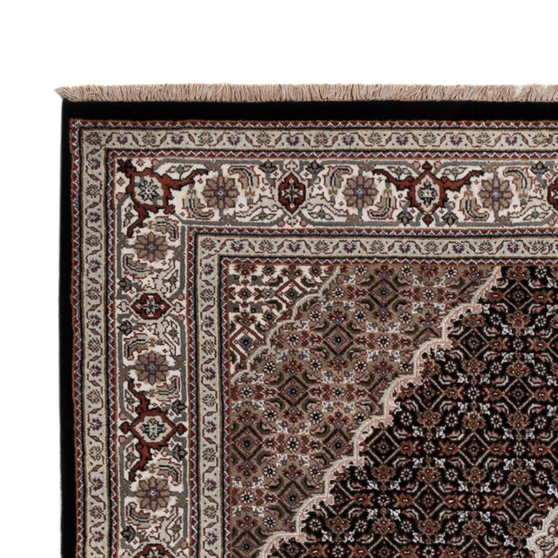 Dywan orientalny - Tabriz - 204 x 142 cm - ciemnoszary