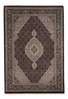 Dywan orientalny - Tabriz - 205 x 143 cm - ciemnoszary