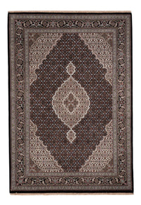Dywan orientalny - Tabriz - 205 x 143 cm - ciemnoszary