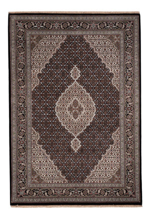 Dywan orientalny - Tabriz - 205 x 143 cm - ciemnoszary