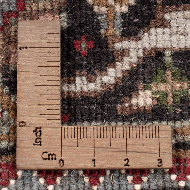 Dywan orientalny - Tabriz - 205 x 143 cm - ciemnoszary