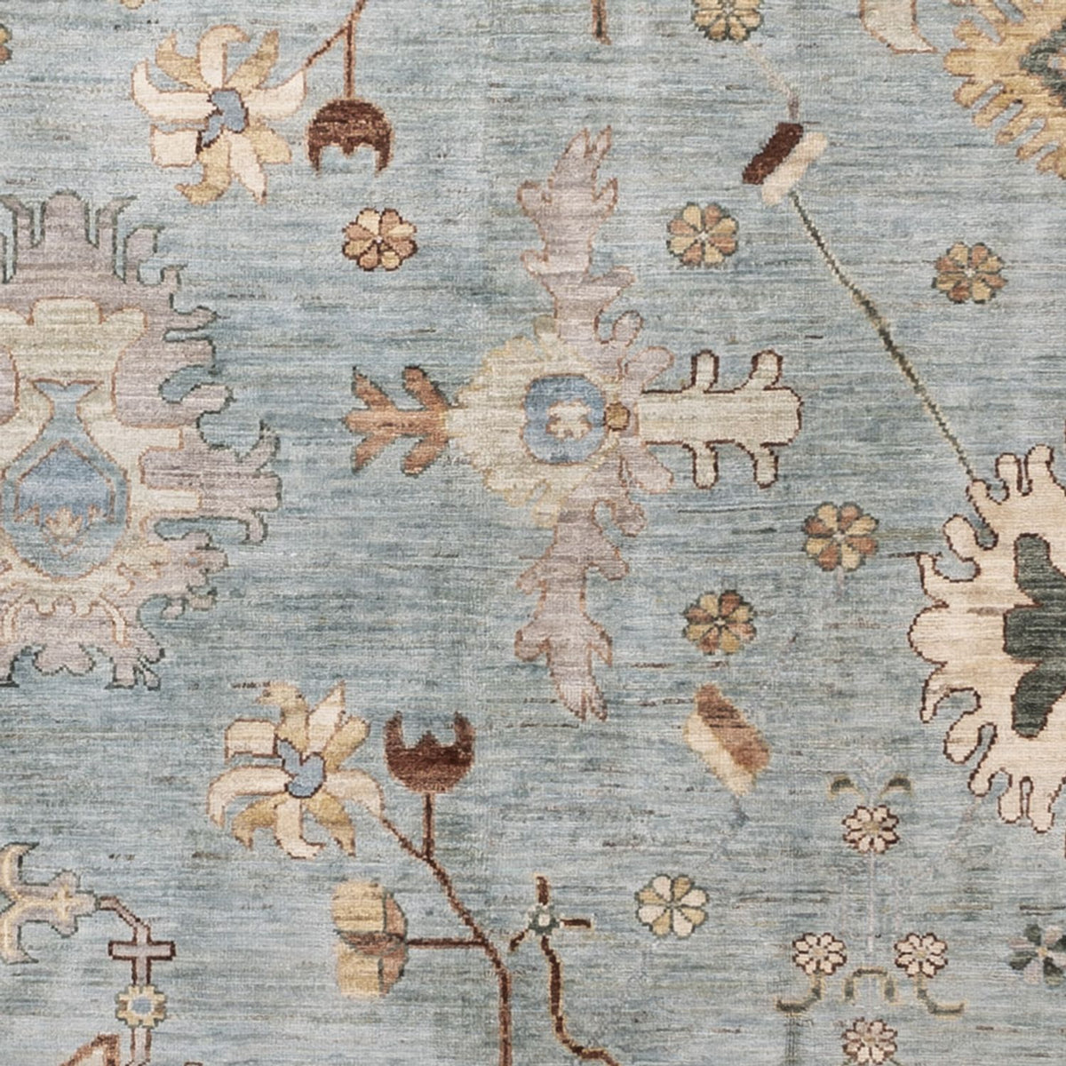 Dywan Ziegler - Usak - 296 x 200 cm - jasnoniebieski