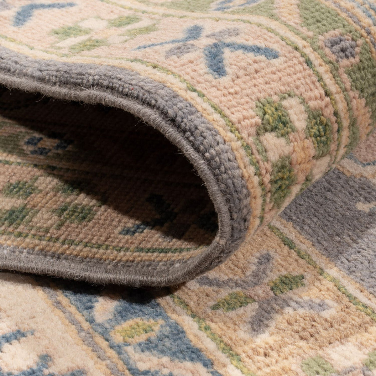 Dywan Ziegler - Kazak - 299 x 201 cm - morski błękit