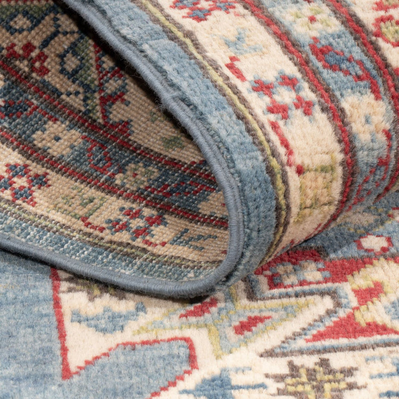 Dywan Ziegler - Kazak - 198 x 150 cm - niebieski