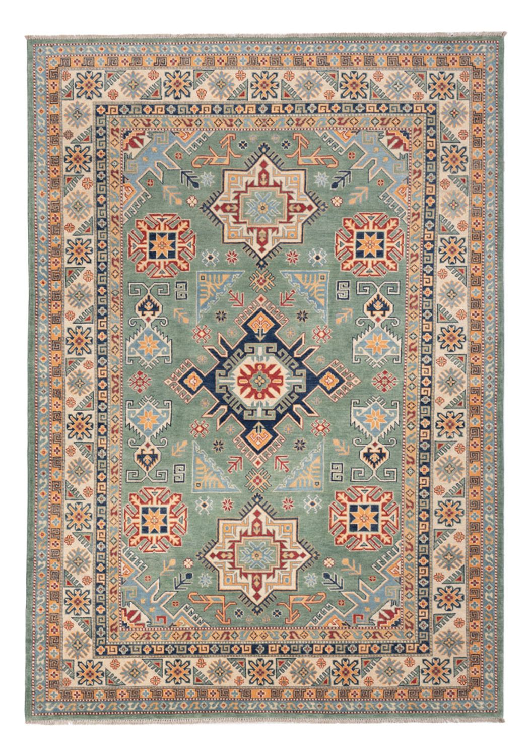 Dywan Ziegler - Kazak - 297 x 211 cm - zielona