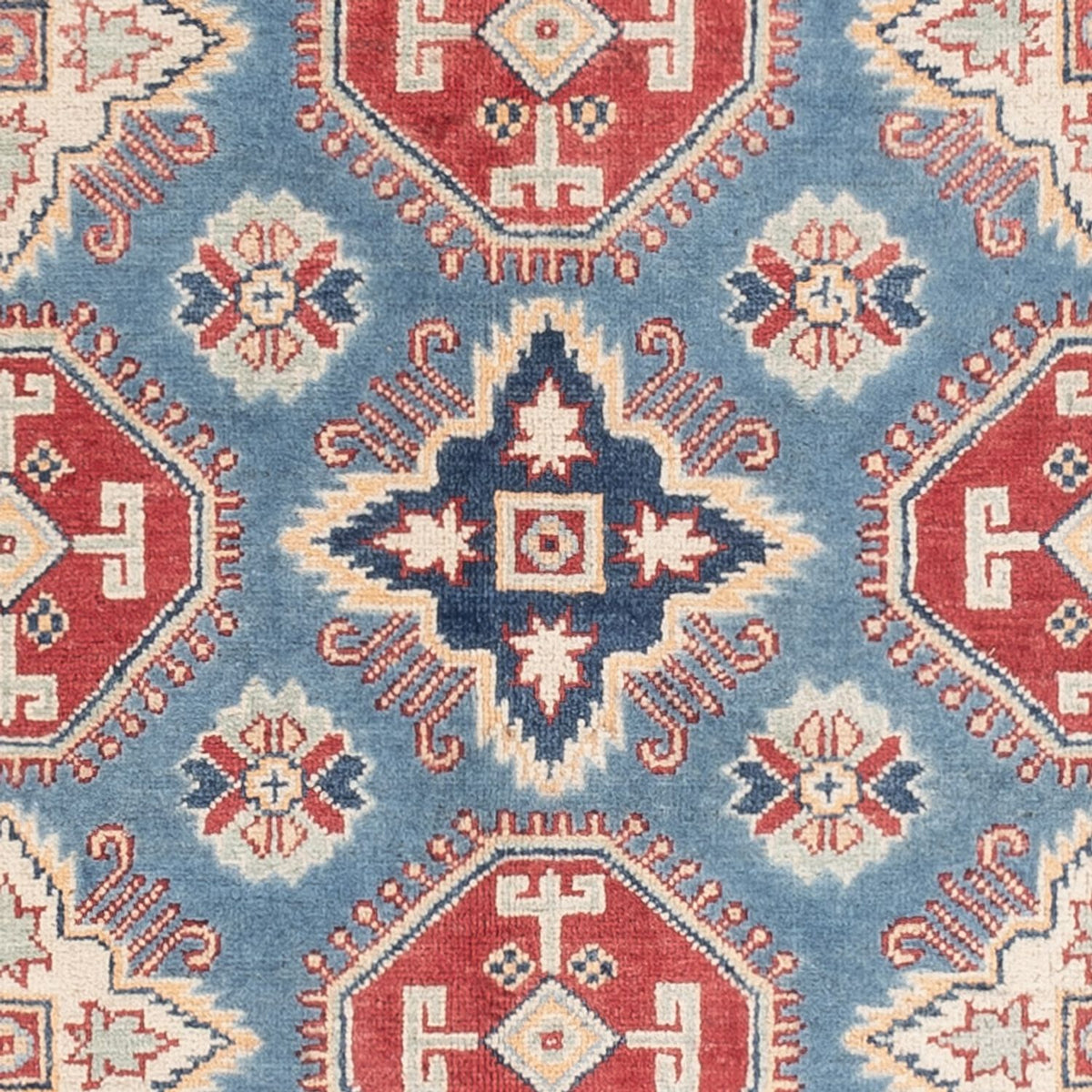 Dywan Ziegler - Kazak - 203 x 148 cm - niebieski