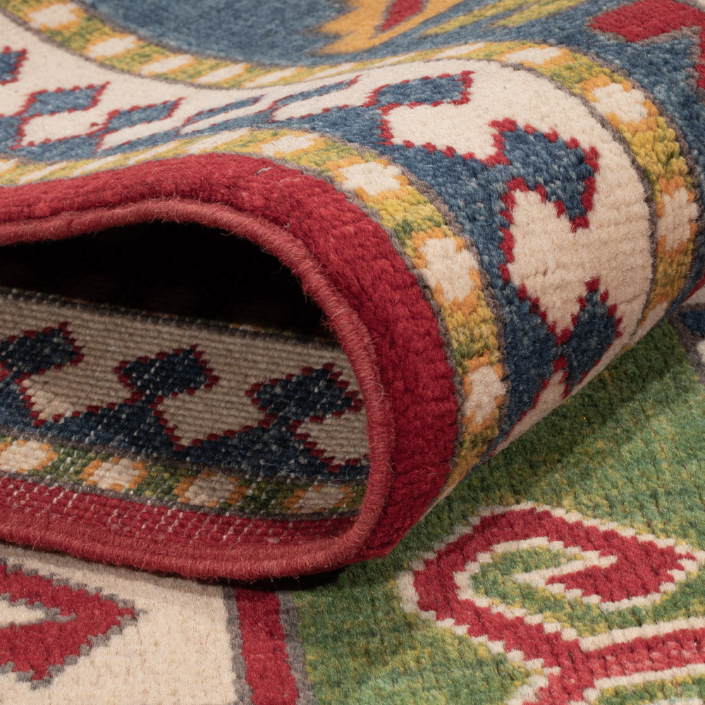 Dywan Ziegler - Kazak - 297 x 202 cm - zielona