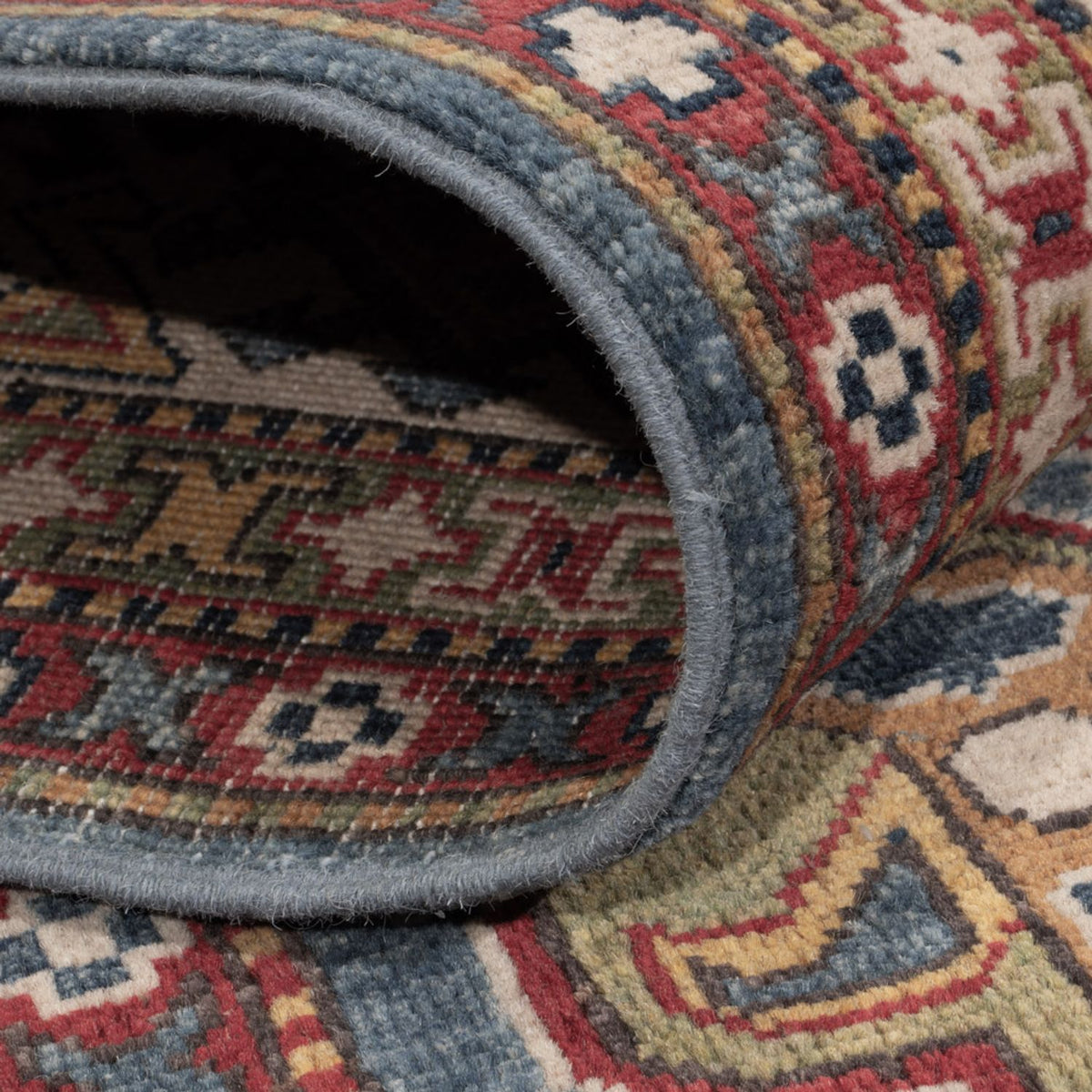 Dywan Ziegler - Kazak - 296 x 198 cm - niebieski