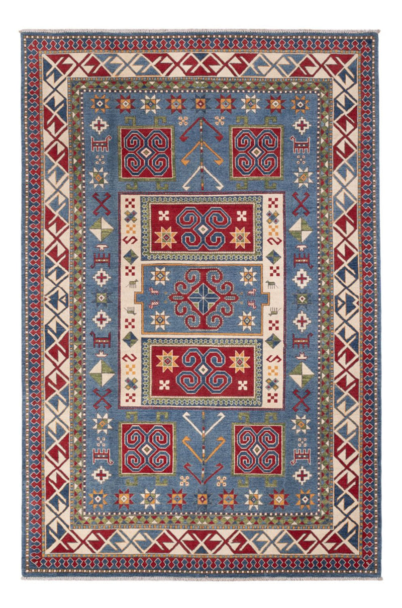 Dywan Ziegler - Kazak - 302 x 197 cm - niebieski