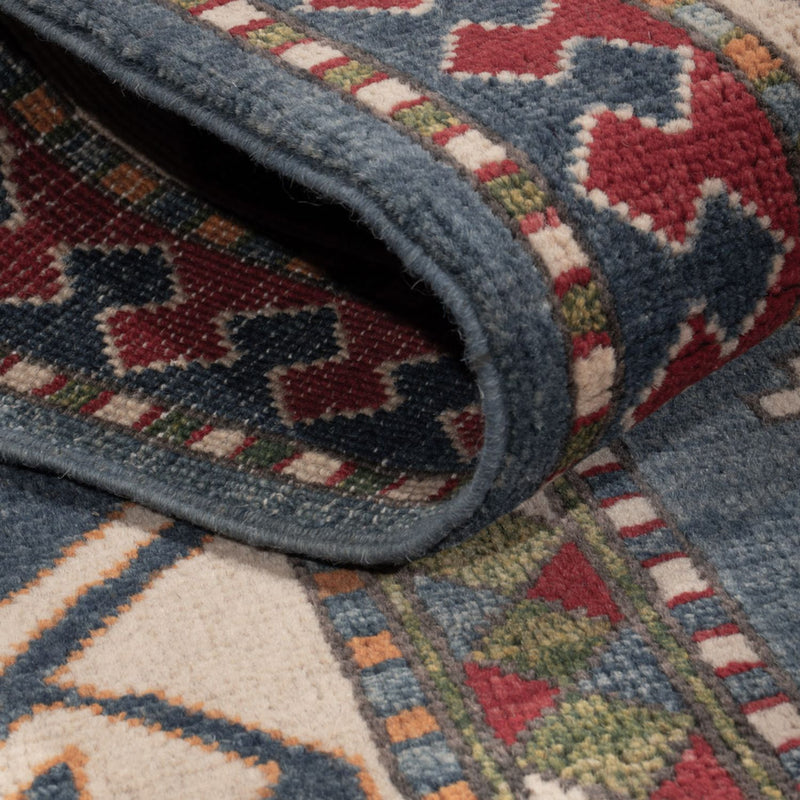 Dywan Ziegler - Kazak - 302 x 197 cm - niebieski