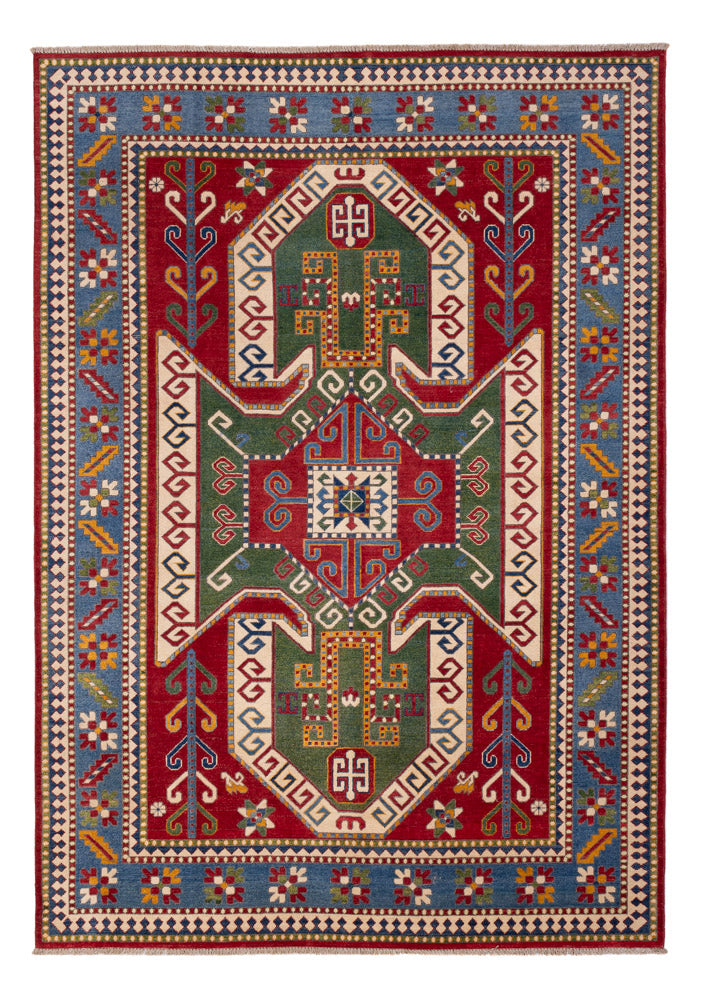 Dywan Ziegler - Kazak - 298 x 210 cm - zielona