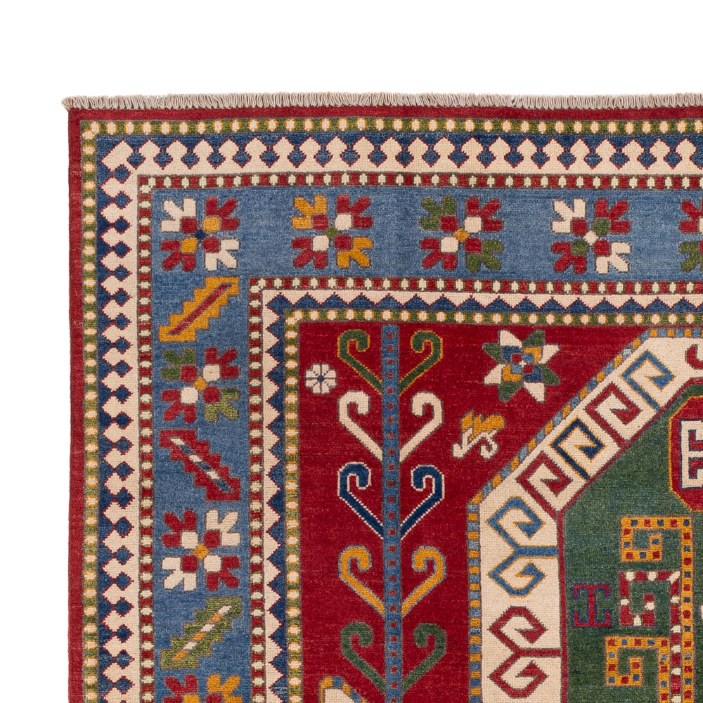 Dywan Ziegler - Kazak - 298 x 210 cm - zielona