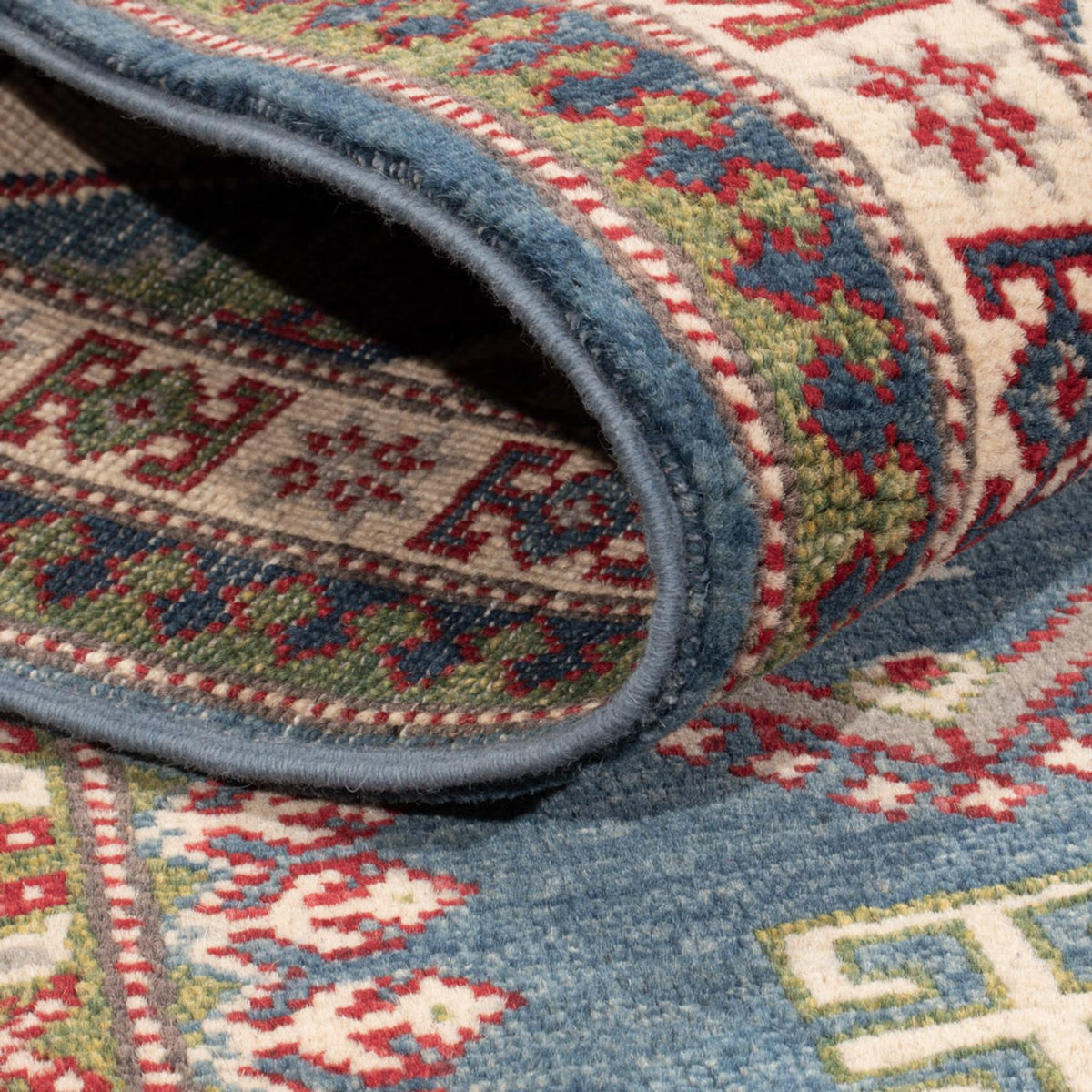 Dywan Ziegler - Kazak - 197 x 149 cm - niebieski